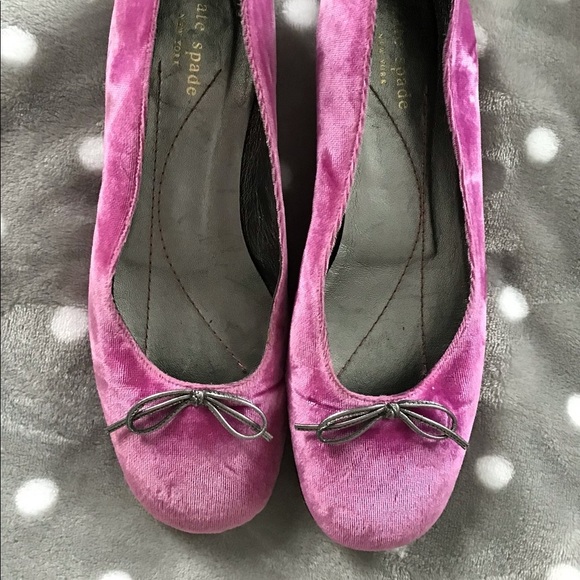 💖Host Pick💖 Kate Spade Velvet flats - Picture 2 of 10